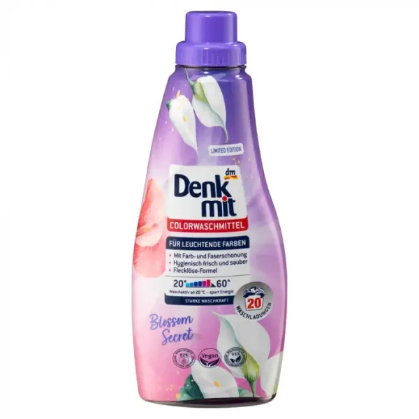 Гель для прання кольорових тканин DenkMit Blossom Secret 1 л (20 прань)