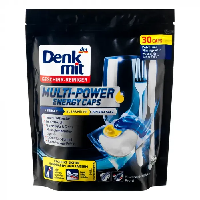 Капсулы для посудомоечной машины Denkmit Multi-Power Energy 30 шт