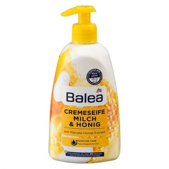 Крем-мыло с дозатором Balea Milch & Honig 500 мл