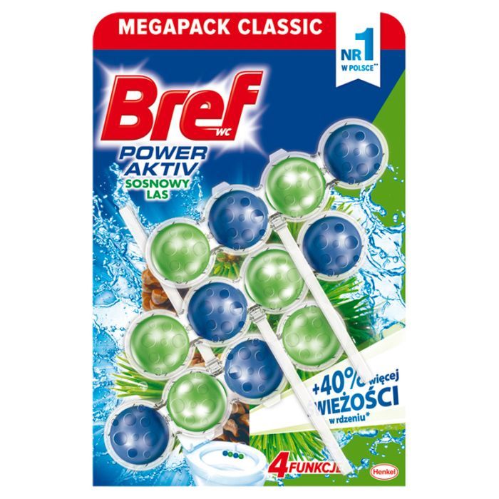 Подвеска для унитаза Bref Power Aktiv 3шт