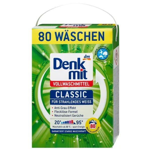 Порошок для прання світлих речей DenkMit 5,2 кг (80 прань)
