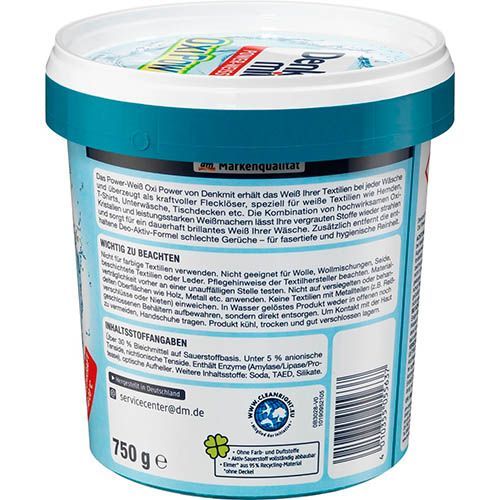 Порошок кислородный для светлых тканей DenkMit Oxi Power 750г