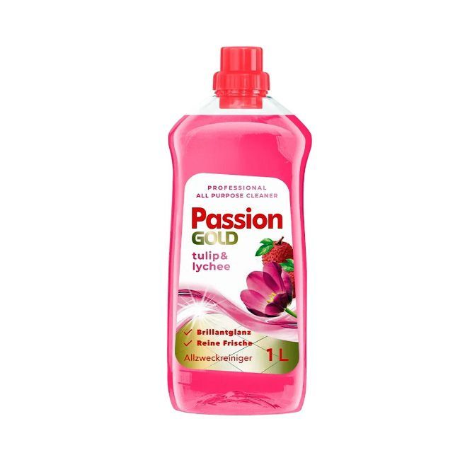 Рідина для миття підлоги універсальна Passion Gold тюльпан та лічи 1 л